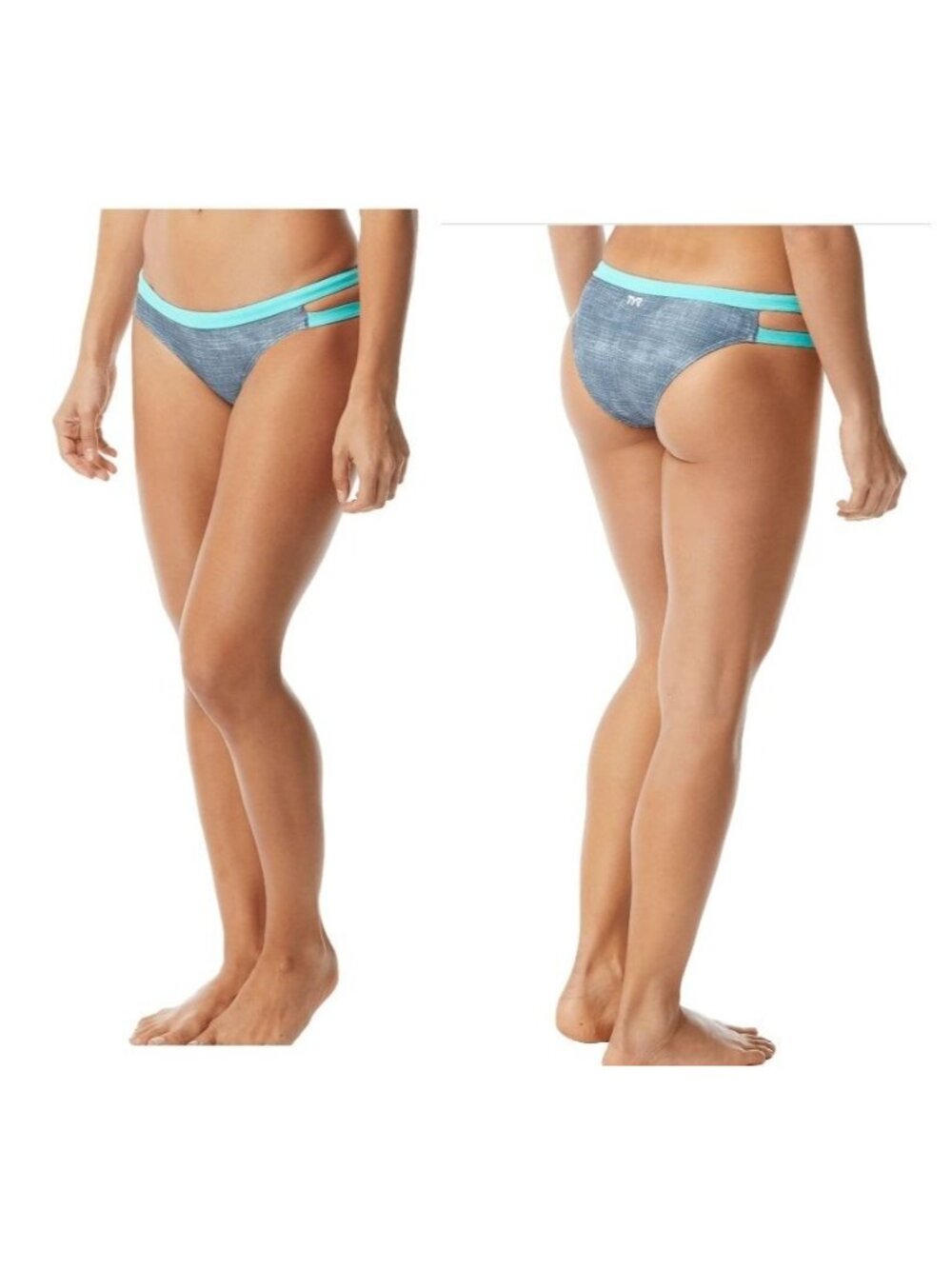 TYR DURAFAST ONE® WOMEN'S MINI BIKINI BOTTOM - SANDBLASTED COVE, Size S(4/6);